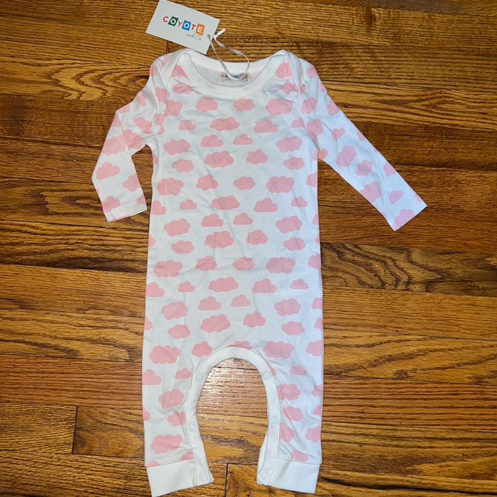 NWT one piece baby girl ☁️